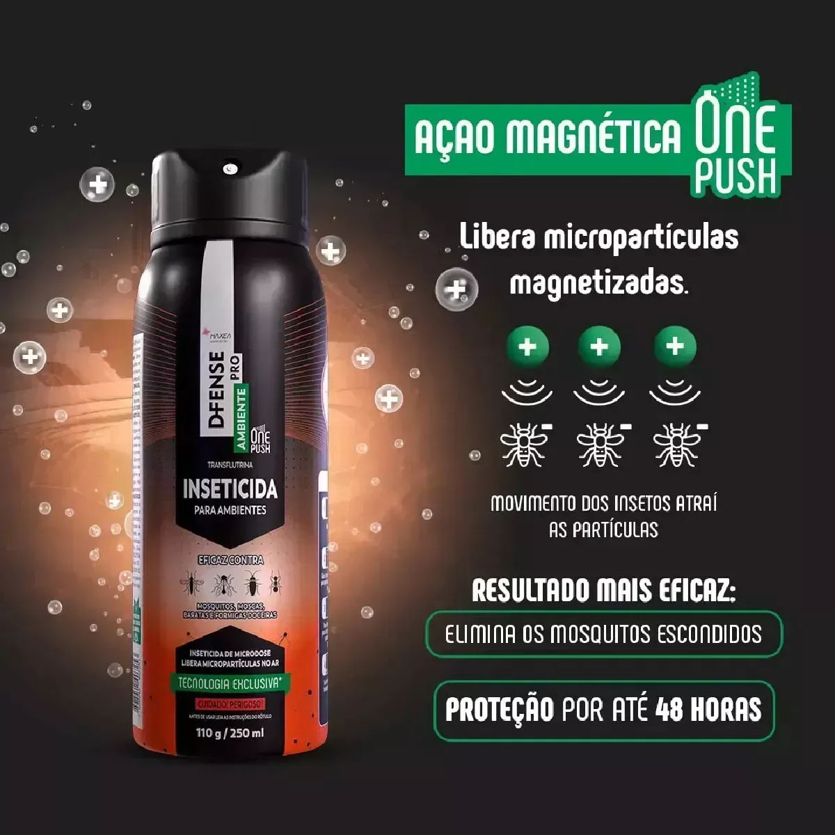 D-fense Pro One Push Super Proteção para Familia 250ml - 4