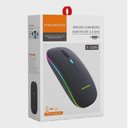 Ver imagem 4 de Mouse Recarregável Wireless Silencioso RGB E-1200 Preto