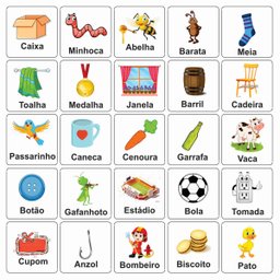 Jogo Educativo para Educação Infantil Rimas Lince de Madeira Mdf Zanline - 5 Jogo Educativo para Educação Infantil Rimas Lince de Madeira Mdf Zanline - 5