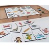 Jogo Educativo para Educação Infantil Rimas Lince de Madeira Mdf Zanline - 3