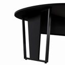 Ver imagem 6 de Mesa de Reunião para Escritório 1,80MX1,10m Orgânica com Pés em Metal Corporate F5 Preto