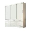 Ver imagem 3 de Roupeiro Salleto New Star 3 Pts C/ Pe e S/espelho (branco)
