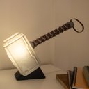 Ver imagem 2 de Luminária Abajur de Mesa Mjolnir Martelo Thor Grande Asgard