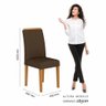 Mesa com 6 Cadeiras Pierre 1,60 Cin/off White/marro - Móveis Arapongas Cinamomo/off White/marrom - 5
