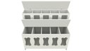 Ver imagem 4 de Expositor De Ração, Pet Box 10 Divisões (osso) VETORIAL MÓVEIS