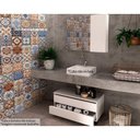 Ver imagem 1 de Conjunto de Banheiro Balcão C- Rodizios Bn3603 S- Cuba 80cm e Armário C- Espelho Bn3602 Branco -