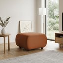 Ver imagem 1 de Puff Decorativo para Sala Orgânico Nara 60 cm Base Fixa Bouclê D03 - D'Rossi