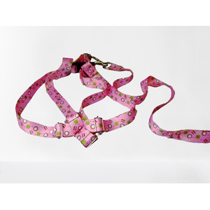 Conjunto Peitoral Ajustável RBPet com Guia - Cães de Médio Porte