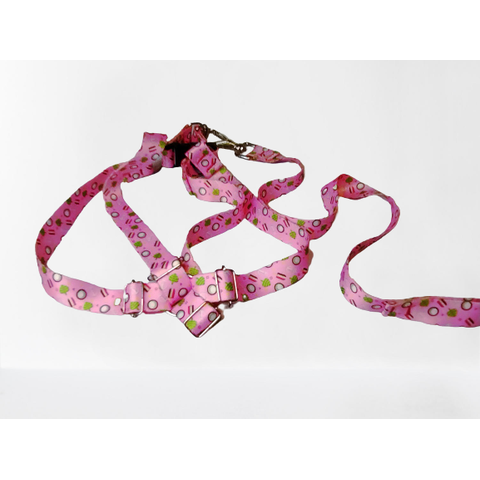 Conjunto Peitoral Ajustável RBPet com Guia - Cães de Médio Porte