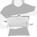 Ver imagem 6 de Elite Gourmet Torradeira 4 Fatias com Slots Longos, Funções Extras (branca)