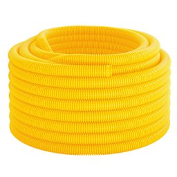 Mangueira Corrugada Conduite 25mm 3/4 Amarelo 50m Krona - 2
