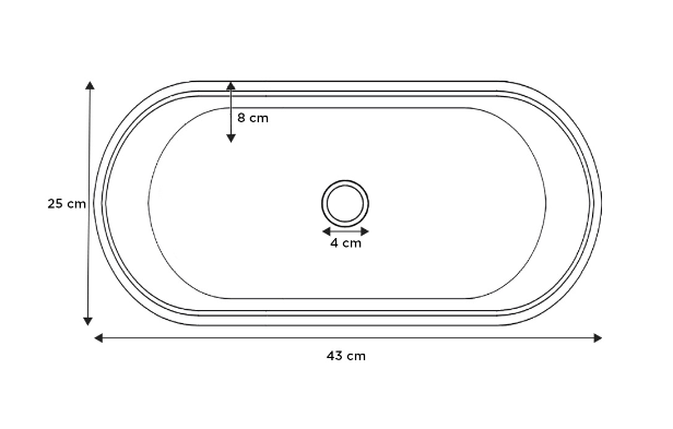 CUBA PARA PIA DE APOIO EM MÁRMORE SINTÉTICO NIMBUS IMPERIAL - BRANCO - 4