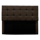 Ver imagem 2 de Cabeceira Cama Box Estofada Solteiro 90 Cm Costa Rica Suede:marrom