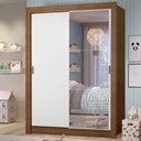 Ver imagem 1 de Guarda-roupa Infantil Madesa Theo 2 Portas de Correr com Espelho 4 Gavetas