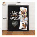 Ver imagem 2 de Quadro Decorativo Feliz Dia Dos Pais 33x24cm com Vidro Preto