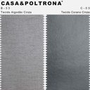 Ver imagem 5 de Kit 2 Poltronas Decorativas Jade Pés Palito Corano Cinza/Algodão Cinza - Casaepoltrona