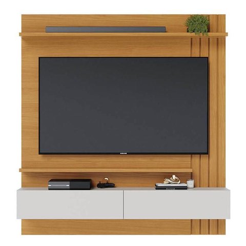 Painel para Tv Home Suspenso Juriti 1.5 Naturale Off White Matte – Colibri