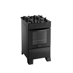 Fogão Atlas 4 Bocas Preto Mônaco Top Glass com Acendimento Automático - Bivolt - 8