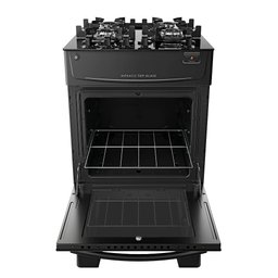 Fogão Atlas 4 Bocas Preto Mônaco Top Glass com Acendimento Automático - Bivolt - 4