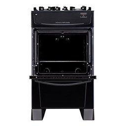 Fogão Atlas 4 Bocas Preto Mônaco Top Glass com Acendimento Automático - Bivolt - 3