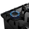 Fogão Atlas 4 Bocas Preto Mônaco Top Glass com Acendimento Automático - Bivolt - 5