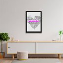 Ver imagem 2 de Quadro Mamãe Qualidades Coração Branco 24x18cm - com vidro:Madeira branca