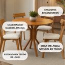 Ver imagem 6 de Conjunto Mesa Nairóbi e 4 Cadeiras Rafa Redondo Nozes Yescasa
