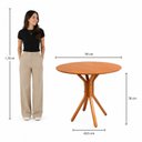 Ver imagem 5 de Conjunto Mesa Nairóbi e 4 Cadeiras Rafa Redondo Nozes Yescasa