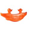 Gangorra Patinho Dupla Freso Cores - com Inmetro e 2 Lugares - Laranja - 1