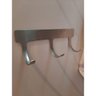 Kit 2 Cabideiros Penduradores tipo Gancho Aço Inox 3 Pontas DS Artefatos - 4