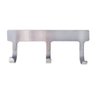 Kit 2 Cabideiros Penduradores tipo Gancho Aço Inox 3 Pontas DS Artefatos - 1