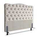 Ver imagem 1 de Cabeceira King 193 - Bello Box - Dunas Suede Bege