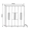 Ver imagem 4 de Guarda-Roupa Casal 6 Portas e 4 Gavetas Canada Rv Móveis