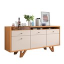 Ver imagem 1 de Buffet Aparador Decorativo Sollare com Bandeja Lateral Cinamomo/off White G26 - Hb Móveis