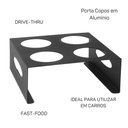 Ver imagem 2 de Suporte Porta 4 Copos - Fast Food - Drive-thru Refri-suco Rv