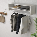 Ver imagem 1 de Arara Nicho de Roupas Suspensa Mdf - Multiuso