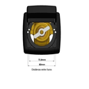 Ver imagem 3 de Kit 3 Acabamento Valvula Descarga Deca Hydra Max Abs Preto