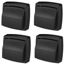 Ver imagem 1 de Kit 3 Acabamento Valvula Descarga Deca Hydra Max Abs Preto