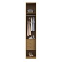 Ver imagem 2 de Guarda-roupa Modulado 1 Porta com Prateleiras 3 Gavetas com Cabideiros 45cm 100% MDF Trend Altezza