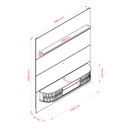 Ver imagem 5 de Home Suspenso Bugati para Tv até 75':calacata e Off White