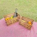 Ver imagem 3 de Caixa Hortifruti Malta 40x24x23cm Natural-madeira