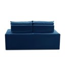 Ver mais imagens de Sofá Retrátil e Reclinável 3 lugares com Molas 1,80m Lais Suede Azul Adonai Estofados