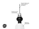 Ver imagem 2 de Dispenser Dosador Exclusive para Bancada 500ml em Aço Inox Escovado