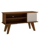 Ver imagem 4 de Rack Frank para Tv até 50 Polegadas 1 Porta Artely Cor Cedro Off White