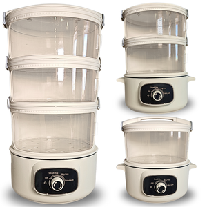 Panela Elétrica com Aquecedor de Alimentos a Vapor Portátil Re145 220v