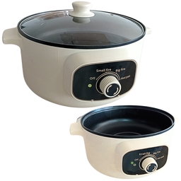 Panela Elétrica com Aquecedor de Alimentos a Vapor Portátil Re145 220v - 7