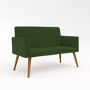 Ver imagem 1 de Namoradeira Poltrona Decorativa - Balaqui Decor Cor:verde