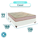 Ver imagem 3 de Cama Box + Colchão Casal D33 Maxsono Paropas