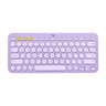 Teclado sem Fio Logitech K380 - Padrão US - Bluetooth - Lilás - 920-011391 - 1