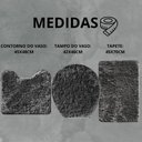 Ver imagem 4 de Kit 3 Peças Banheiro Tapete Classic Cinza Chumbo